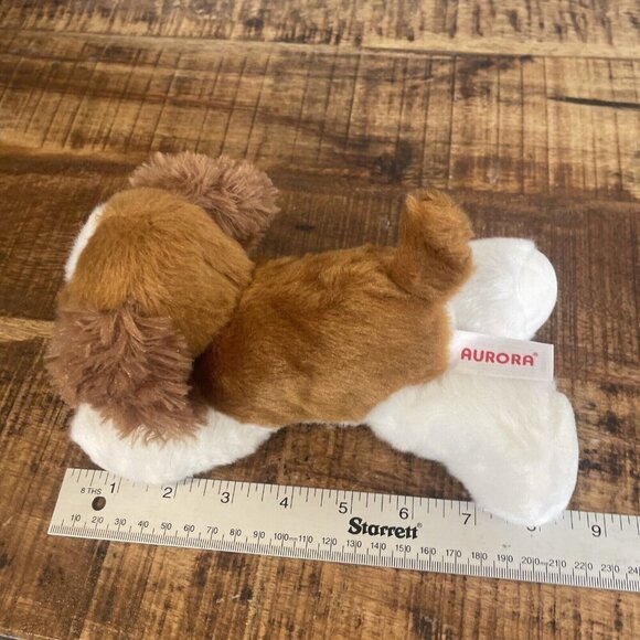 AURORA MINI FLOPSIE 8" PLUSh King Charles Spaniel Dog Soft Toy  31712 - Picture 7 of 8